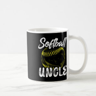 Softball Uncle For Men Family Matching Players Fat Coffee Mug
