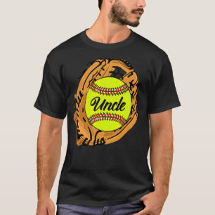 Softball Uncle Softball Gloves And Ball Uncle Love T-Shirt