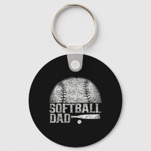 Softball Vater Softball Player Softballer Softball Keychain