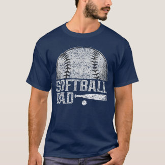Softball Vater Softball Player Softballer Softball T-Shirt