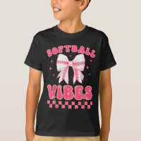 Softball Vibes Softball Couqette Groovy Softball G