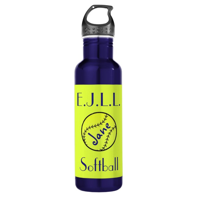 Softball Water Bottle (Front)