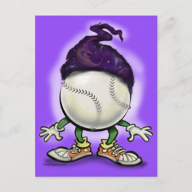 Softball Wizard Postcard (Front)