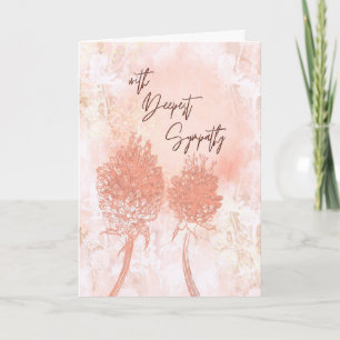 Softest Peach – Heartfelt Sympathy Card