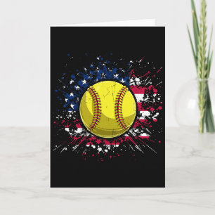 Softll 4th Of July Men Usa American Flag Vintage S Card