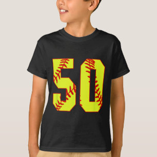 Softll #50 Fast Pitch Love Softll Mom Favorite Pla T-Shirt
