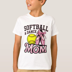 Softll And Dance Mom Softll Dancing Lovers Mothers T-Shirt