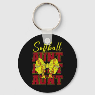 Softll Aunt Coquette Bow Sport Lover Vintage Mothe Keychain