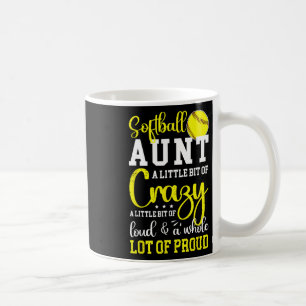 Softll Aunt Proud Aunt Of A Softll Player Aunt Coffee Mug