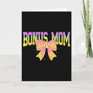 Softll Bonus Mom Ice Cream Drip Game Day Family Ma Card