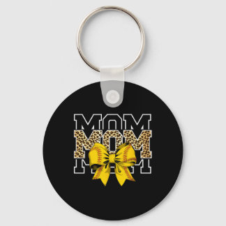 Softll Bow Women For Softll Leopard Mom Mothers Da Keychain