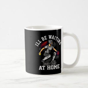 Softll Catcher Waiting At Home Funny Sports Design Coffee Mug