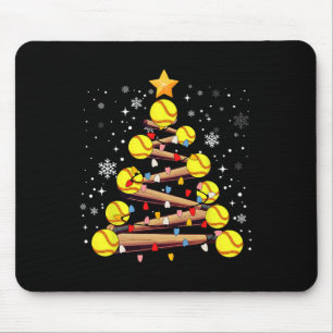 Softll Christmas Tree Light Xmas Softll Girls Kids Mouse Pad