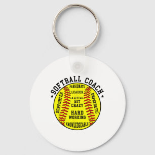Softll Coach Appreciation Softll Coaching Keychain