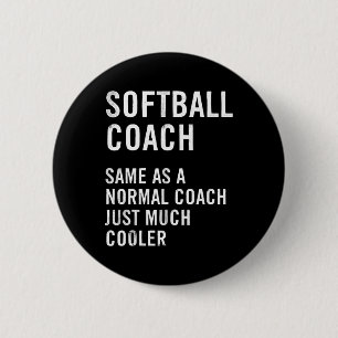 Softll Coach Definition Funny 2 Inch Round Button
