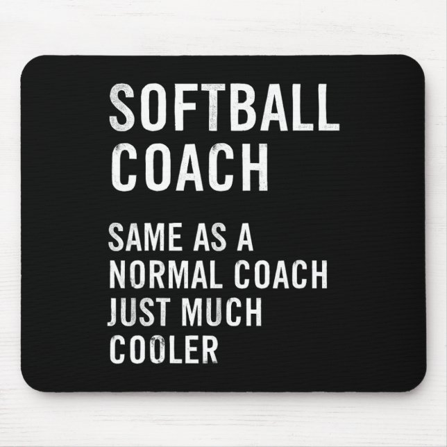 Softll Coach Definition Funny  Mouse Pad (Front)