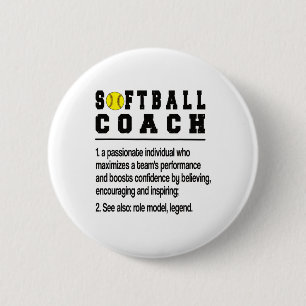 Softll Coach Definition Softll Coaching 2 Inch Round Button