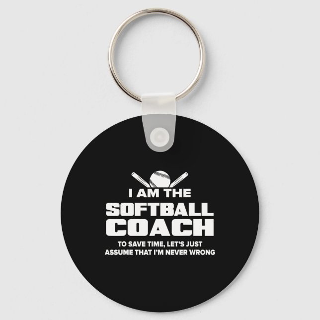 Softll Coach Funny Gift - Ume I'm Never Wrong  Keychain (Front)