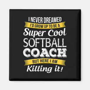 Softll Coach Shirt Thank You Appreciation Funny Gi Magnet