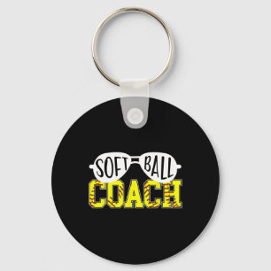 Softll Coach Softll Coaching Funny Softll Coach Keychain