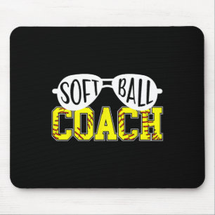 Softll Coach Softll Coaching Funny Softll Coach Mouse Pad
