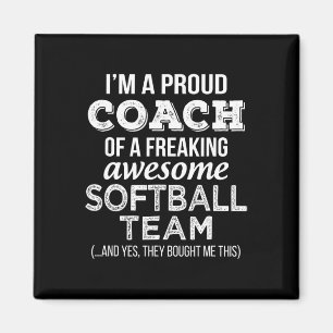 Softll Coach T Shirt Funny Thank You Appreciation Magnet