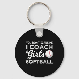 Softll Coach You Don't Scare Me Coach Girls Softll Keychain