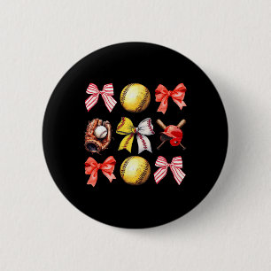 Softll Coquette Bow Softll Mama Softll Mom Mothers 2 Inch Round Button