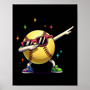 Softll Dab Dance Funny Softll Player Kids Boys Adu Poster
