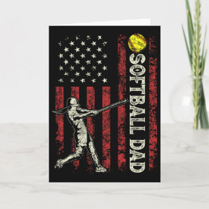 Softll Dad Us Flag Gifts For Dad Men Patriotic Fat Card