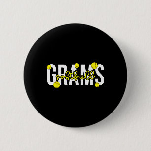 Softll Grams Grandma Grams Of A Softll Player 2 Inch Round Button