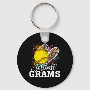 Softll Grams Softll Leopard Heart Keychain