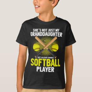 Softll Grandfather Grandpa Softll Player Daughter T-Shirt