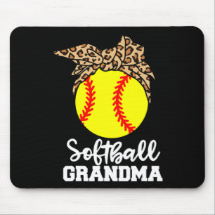 Softll Grandma Funny Leopard Grandma Mouse Pad