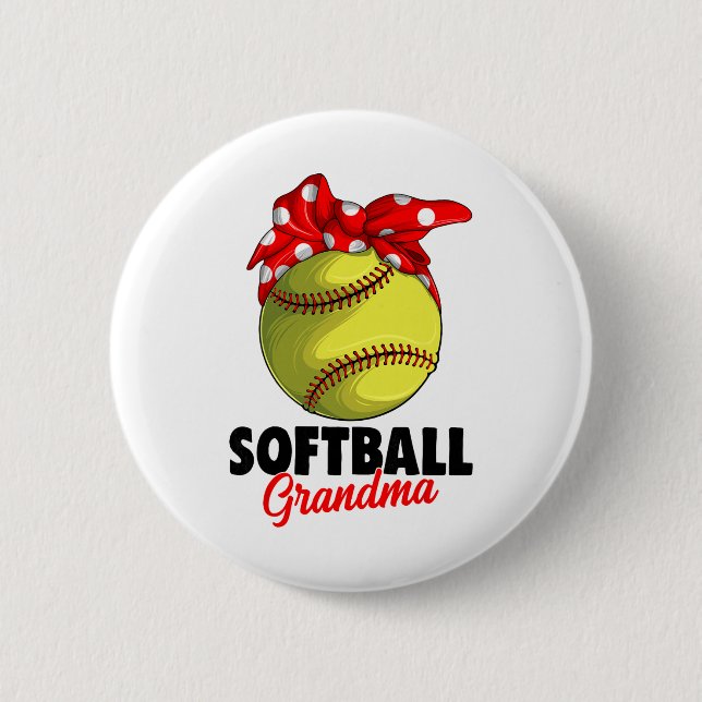 Softll Grandma Women  2 Inch Round Button (Front)