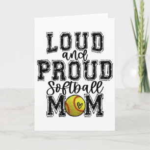 Softll Mom Loud Proud Softll Mama University Colle Card