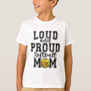 Softll Mom Loud Proud Softll Mama University Colle T-Shirt