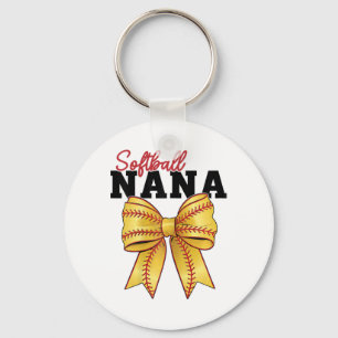 Softll Nana Vintage Sport Lover Nana Mothers Day Keychain
