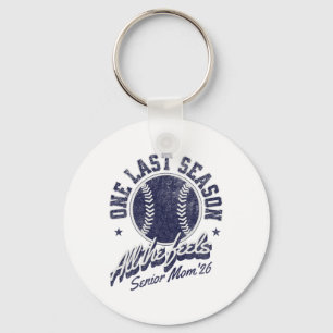 Softll Senior Mom 2026 Distressed Keychain