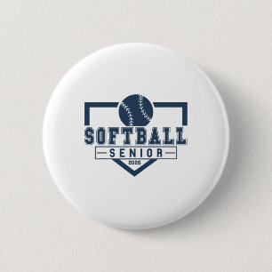 Softll Senior Night Softll Senior 2026 Graduation  2 Inch Round Button