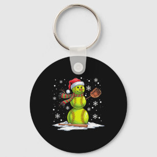 Softll Snowman Softll Player Santa Hat Christmas F Keychain