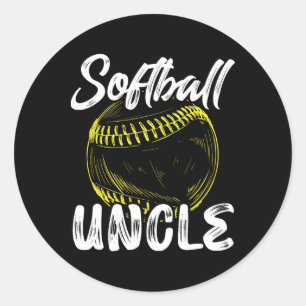 Softll Uncle For Men Family Matching Players Fathe Classic Round Sticker
