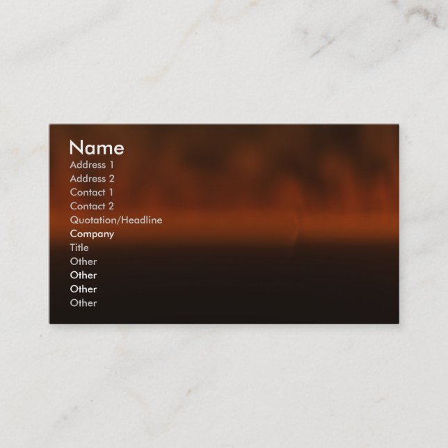 Softproductcards Business Card (Front)