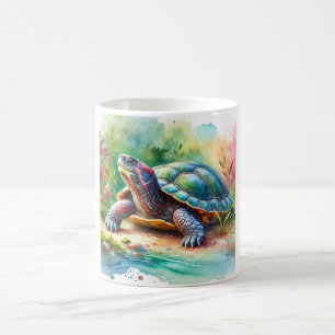 Softshell Turtle 221024AREF149 - Watercolor Coffee Mug