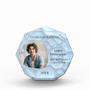 Software Developer Award Photo Keepsake Block