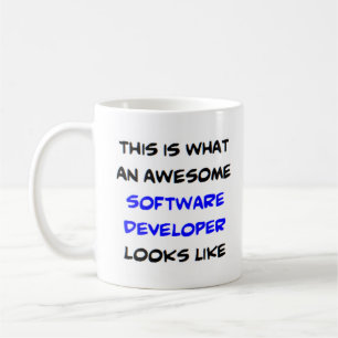 software developer, awesome coffee mug