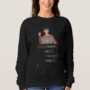 Software Developer Binary Computer Science  Progra Sweatshirt