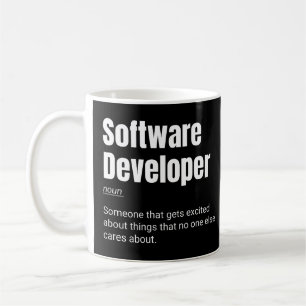 Software Developer Funny Programmer Definition Coffee Mug