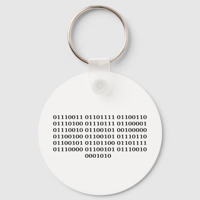 Software developer keychain (Front)
