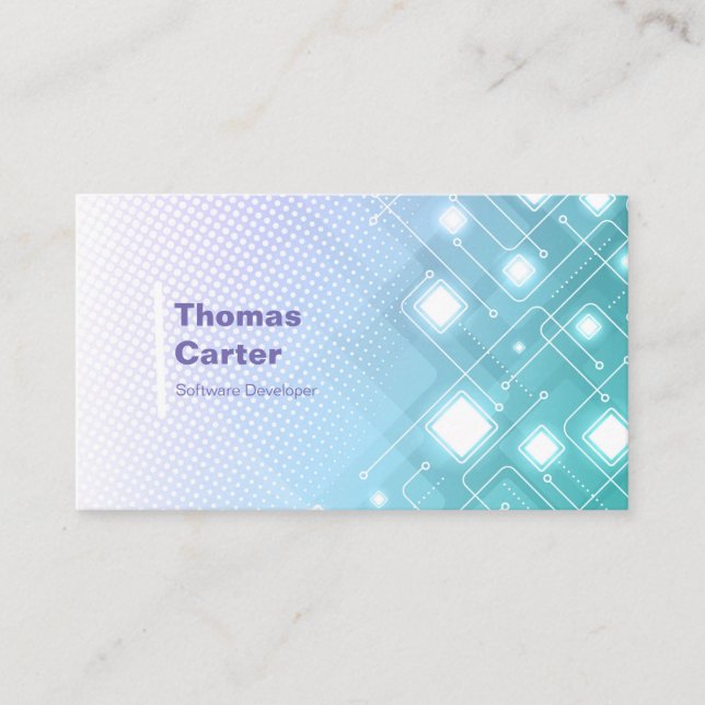Software Developer Programer International Card (Front)